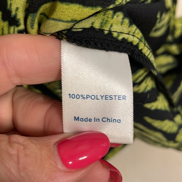 Allison Joy women’s smocked mock / turtleneck sleeveless Lightweight blouse XS - Picture 7 of 10